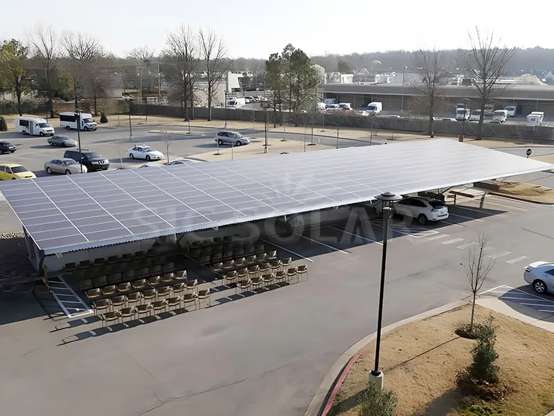 150 kW Kanada Solar-Carport-Montagesystem