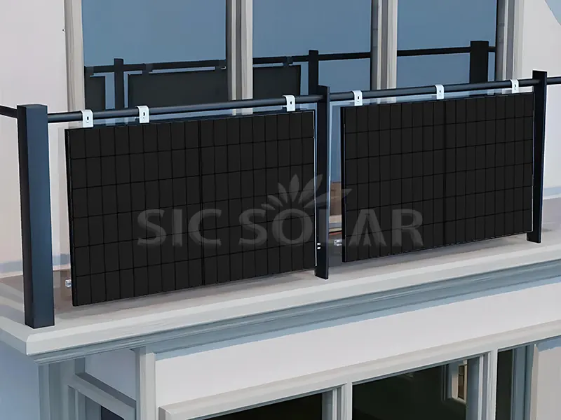 1KW Solar-Montagesysteme für den Hausbalkon in Deutschland