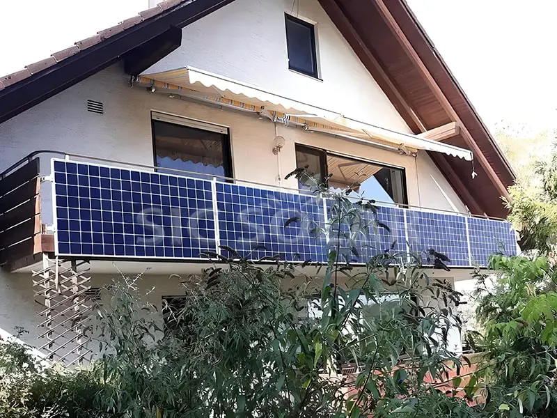 2,5 kW Solar-Balkonhalterung in Dänemark
