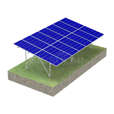 Bodenmontage für Solarmodule