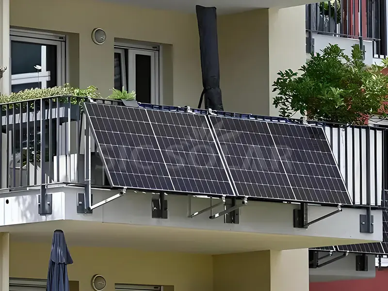 2KW-Balkon-Easy-Solarhalterung in Irland