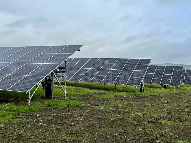 2 MW Solarpanel W Typ Bodenmontagehalterung in Brasilien