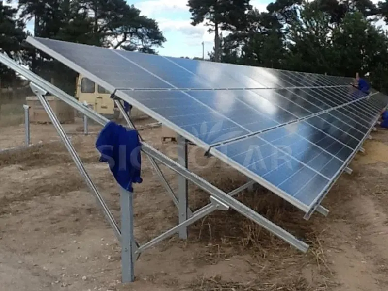 50 kW Solar-Y-Bodenmontagesystem in Indonesien