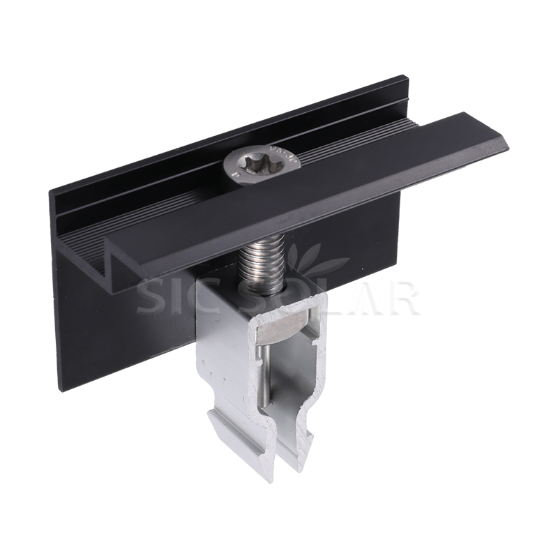 Einfache Installation Aluminium-Solarpanel-Endklemme