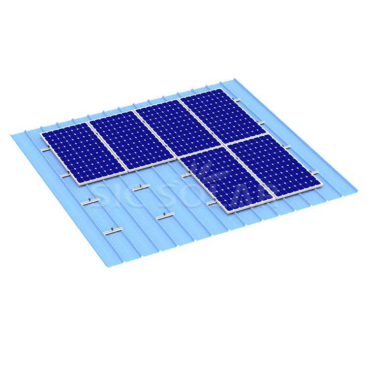 Mini Rail Metal Roof Solar Rack