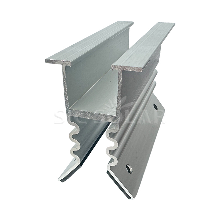 Solarpanelklemme für Metalldach