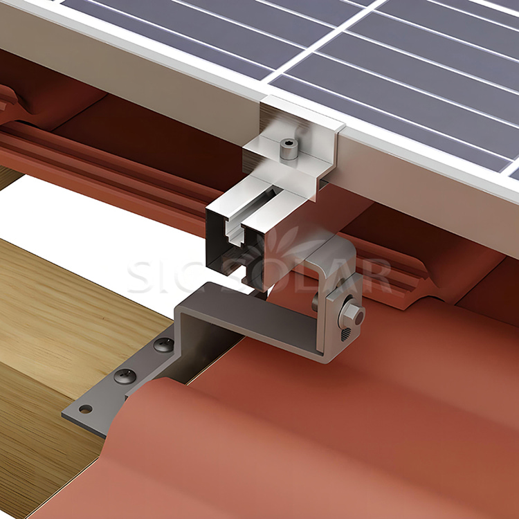 Dachhalterung für Solarpanelziegel