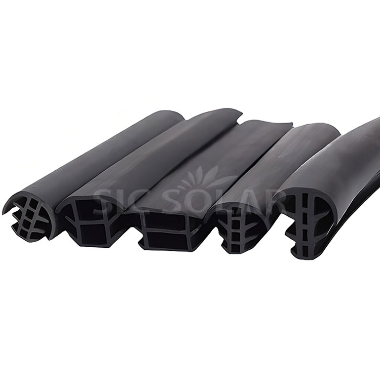 Gummi-Dichtungsstreifen für Solarpanel-Schlitze